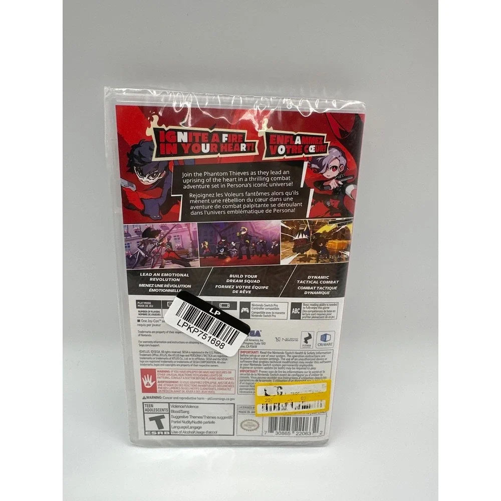 Persona 5 Tactica - Nintendo Switch SEALED‎